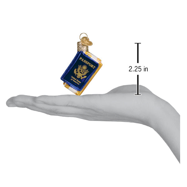 Mini Passport Ornament - Southlake Paws