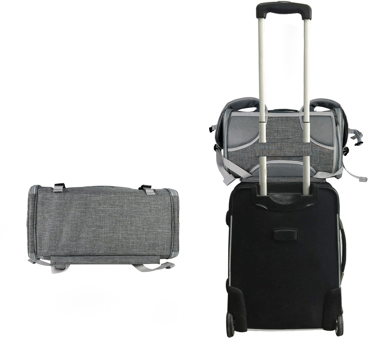 Mr. Peanut's Monterey Series Airline Compliant Horizontal Backpack Pet Carrier - Southlake Paws