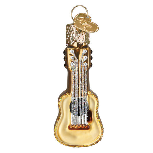 Mini Guitar Ornament - Southlake Paws