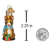 Mini Rudolph The Red-Nosed Reindeer Ornament