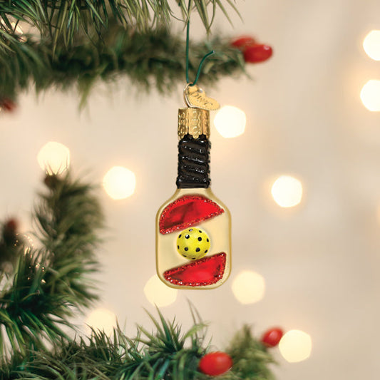 Mini Pickleball Paddle Ornament - Southlake Paws