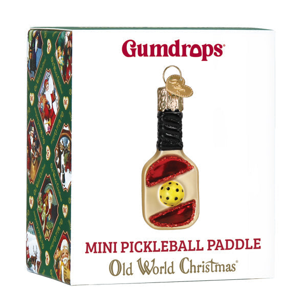 Mini Pickleball Paddle Ornament - Southlake Paws