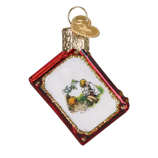 Mini Winnie-The-Pooh Book Ornament - Southlake Paws