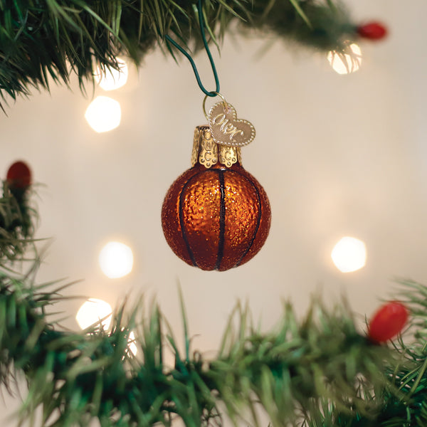 Mini Basketball Ornament - Southlake Paws