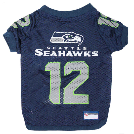 Seattle Seahawks 12th Man NFL Dog Jersey - Official Football Pet Fan Apparel