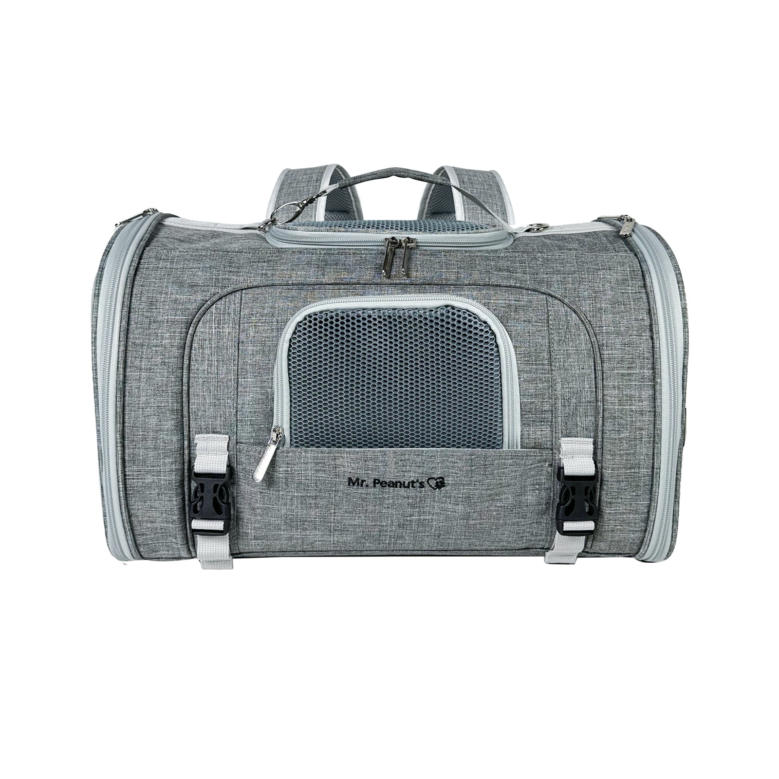 Mr. Peanut's Monterey Series Airline Compliant Horizontal Backpack Pet Carrier - Southlake Paws