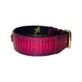 Load image into Gallery viewer, Ruby Red & Purple Snake Classic Collar
