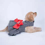 Royal Houndstooth Dress