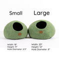 Load image into Gallery viewer, Forest Green | Round Style Cave
