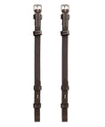 Load image into Gallery viewer, ExionPro Bridle Cheek Pieces With Hook Fastening - White Stitching - Southlake Paws
