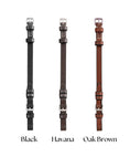 Load image into Gallery viewer, ExionPro Bridle Cheek Pieces With Buckle Fastening - White Stitching - Southlake Paws
