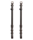 Load image into Gallery viewer, ExionPro Bridle Cheek Pieces With Buckle Fastening - White Stitching - Southlake Paws
