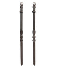 Load image into Gallery viewer, ExionPro Bridle Cheek Pieces With Buckle Fastening - White Stitching - Southlake Paws
