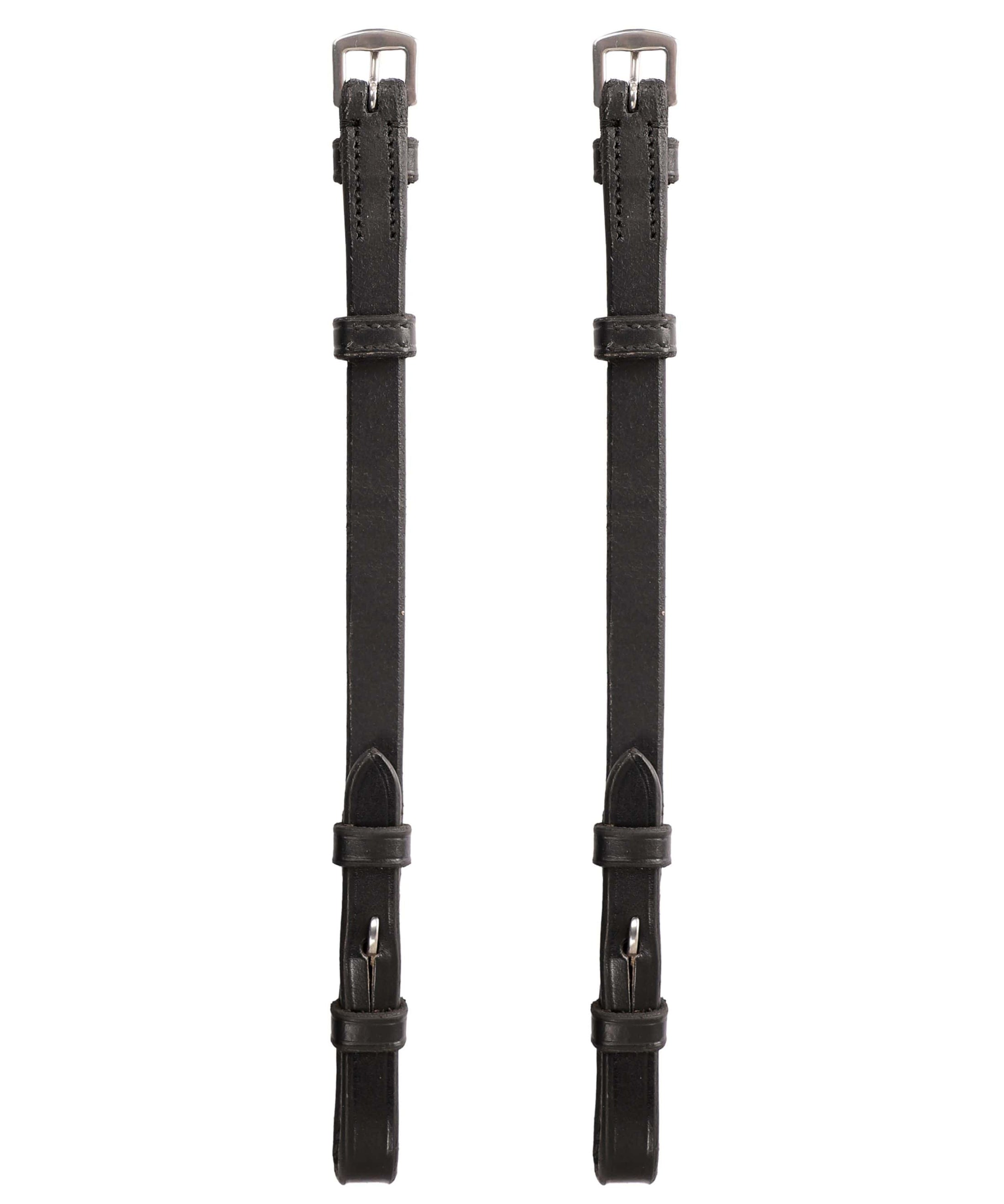 ExionPro Bridle Cheek Pieces With Hook Fastening - Matching Stitching 
