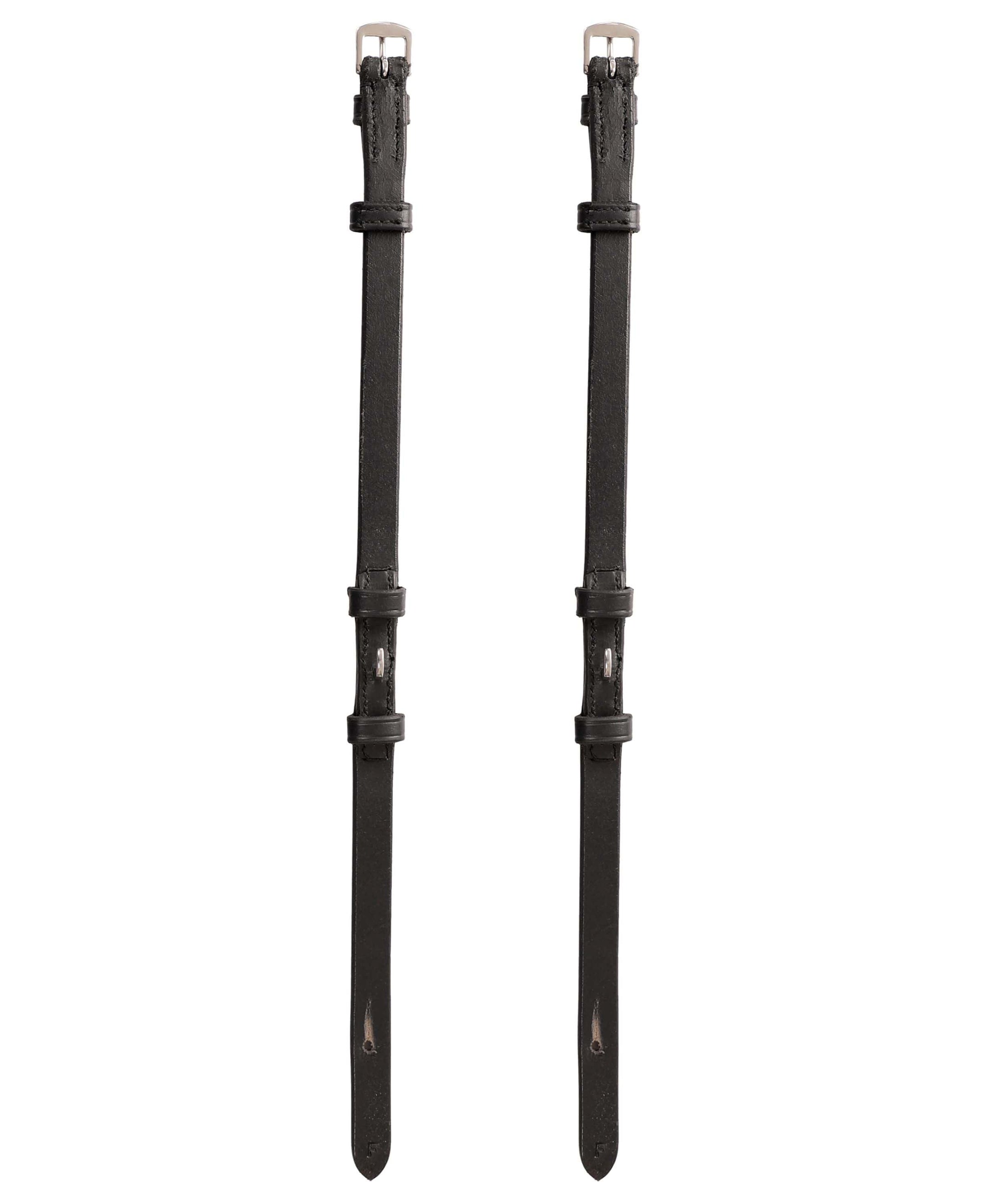 ExionPro Bridle Cheek Pieces With Hook Fastening - Matching Stitching 