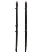 ExionPro Bridle Cheek Pieces With Hook Fastening - Matching Stitching 
