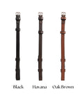 Load image into Gallery viewer, ExionPro Bridle Cheek Pieces With Hook Fastening - Matching Stitching 
