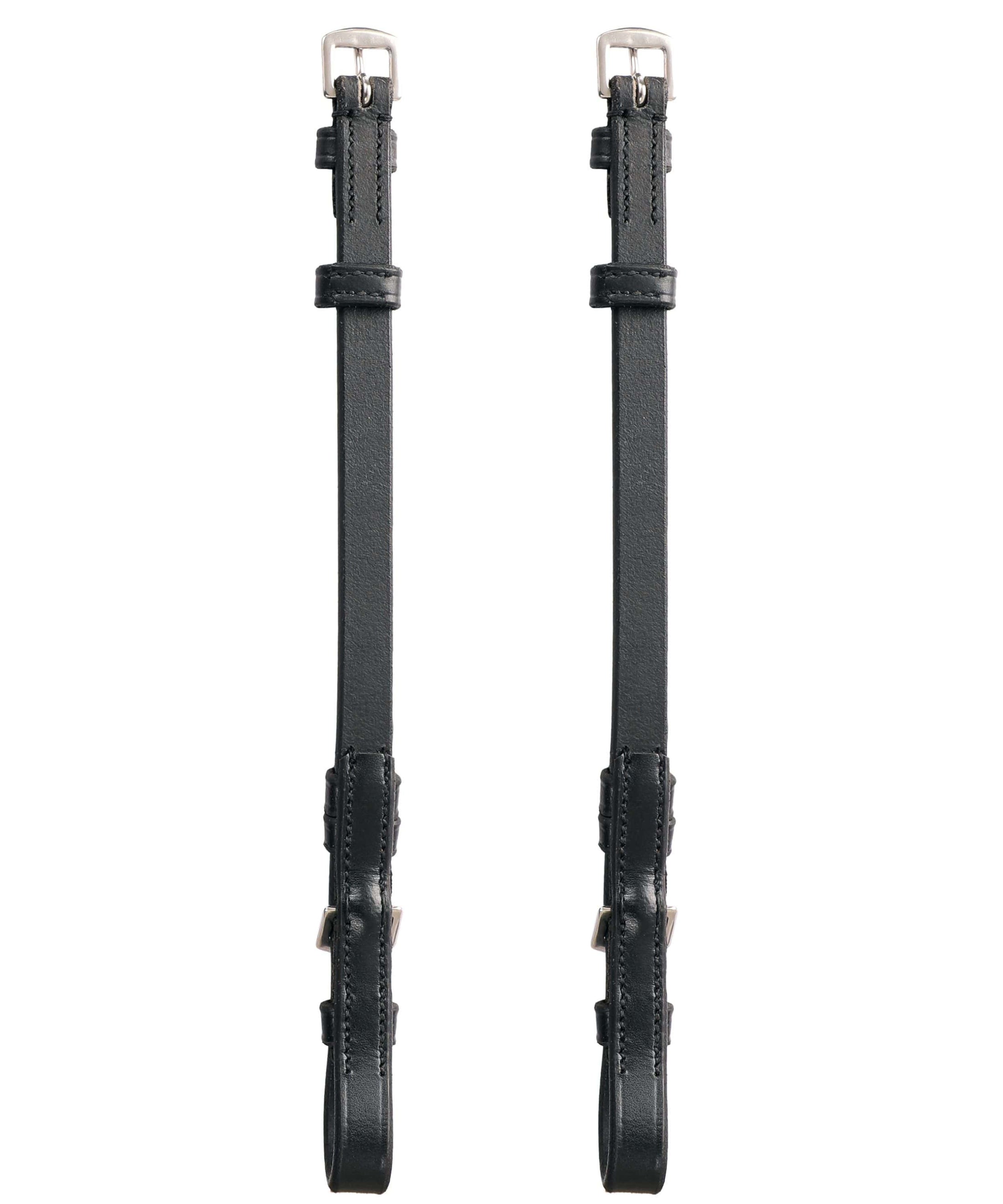 ExionPro Bridle Cheek Pieces With Buckle Fastening - Matching Stitching 