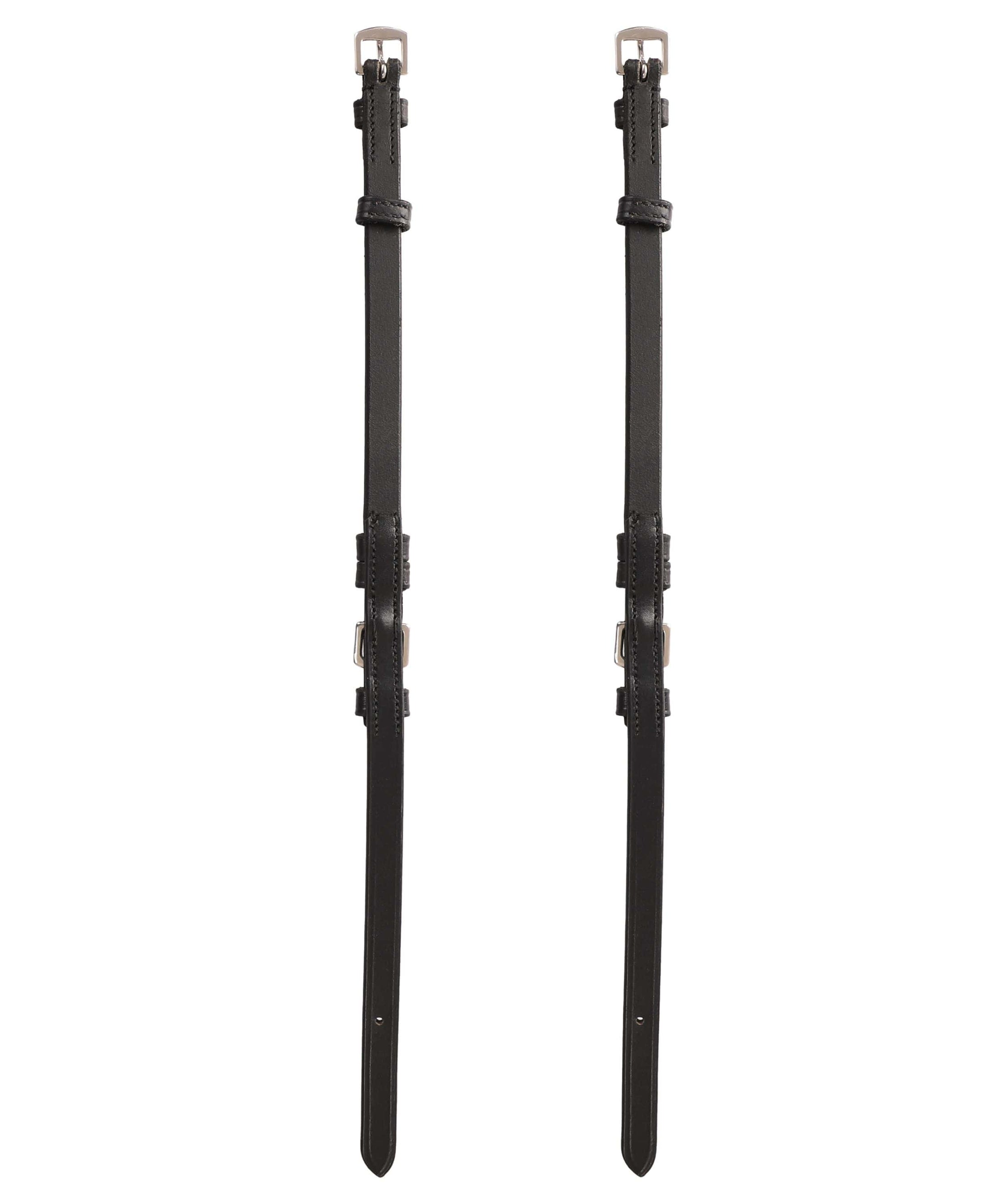 ExionPro Bridle Cheek Pieces With Buckle Fastening - Matching Stitching 