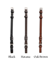ExionPro Bridle Cheek Pieces With Buckle Fastening - Matching Stitching 