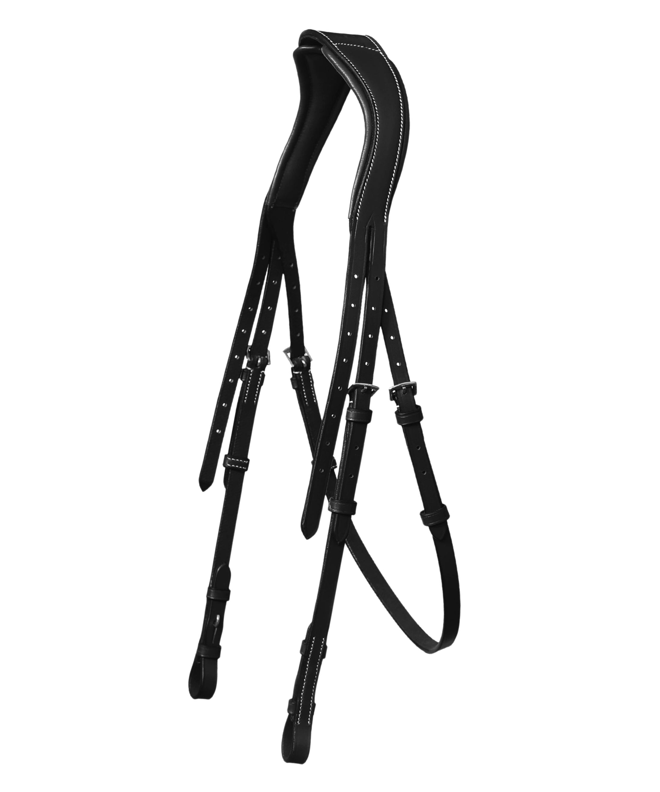 Replacement Crownpiece of ExionPro Anti-Pressure Jumping Raised Padded Fancy Wave Stitched Bridle