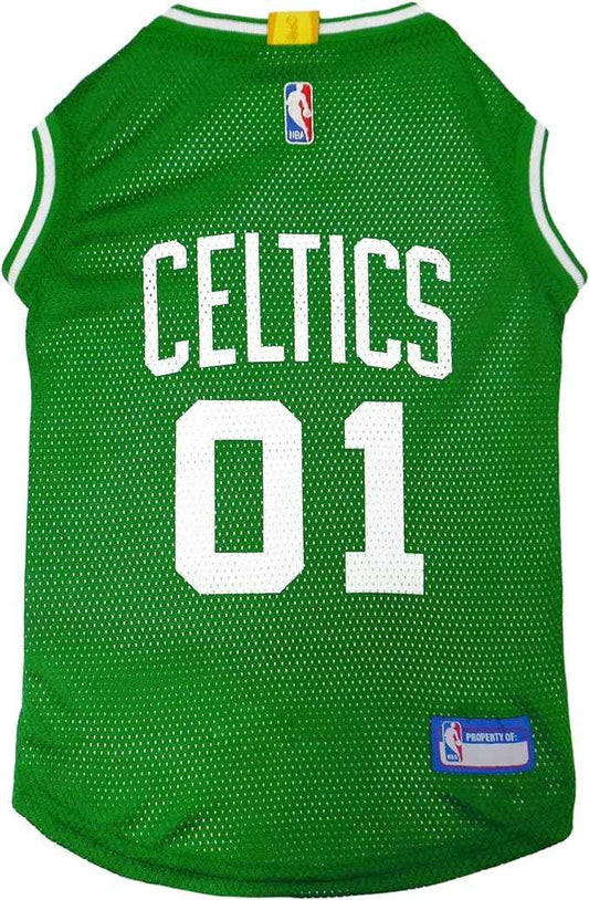 NBA Boston Celtics Basketball Mesh Dog Jersey