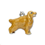 Parisian Pet 'Cocker' Key Chain for Dogs - Trendy, High-Quality  Key Ring, Perfect Accessory for Cocker Spaniel Lovers, Brown & White, Dog Lover Gift