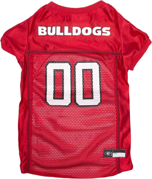 NCAA Georgia Mesh Dog Jersey