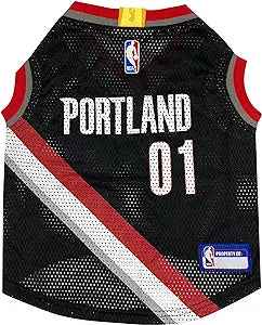 NBA Portland Trail Blazers Basketball Mesh Dog Jersey