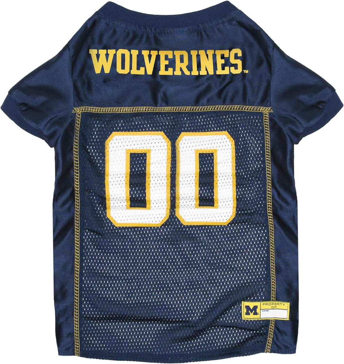 NCAA Michigan Mesh Dog Jersey