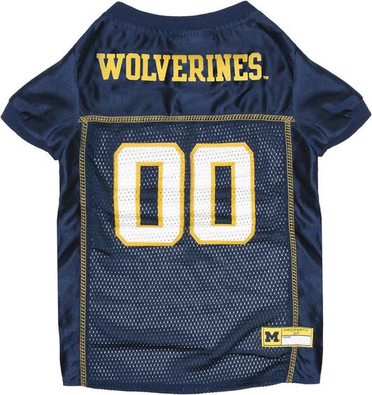 NCAA Michigan Mesh Dog Jersey