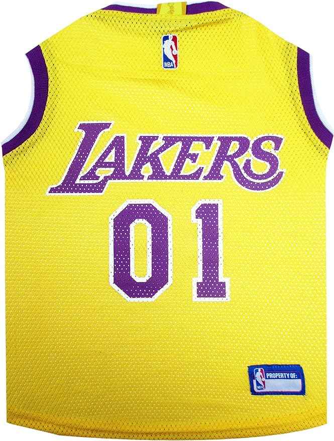 NBA Los Angeles Lakers Basketball Mesh Dog Jersey