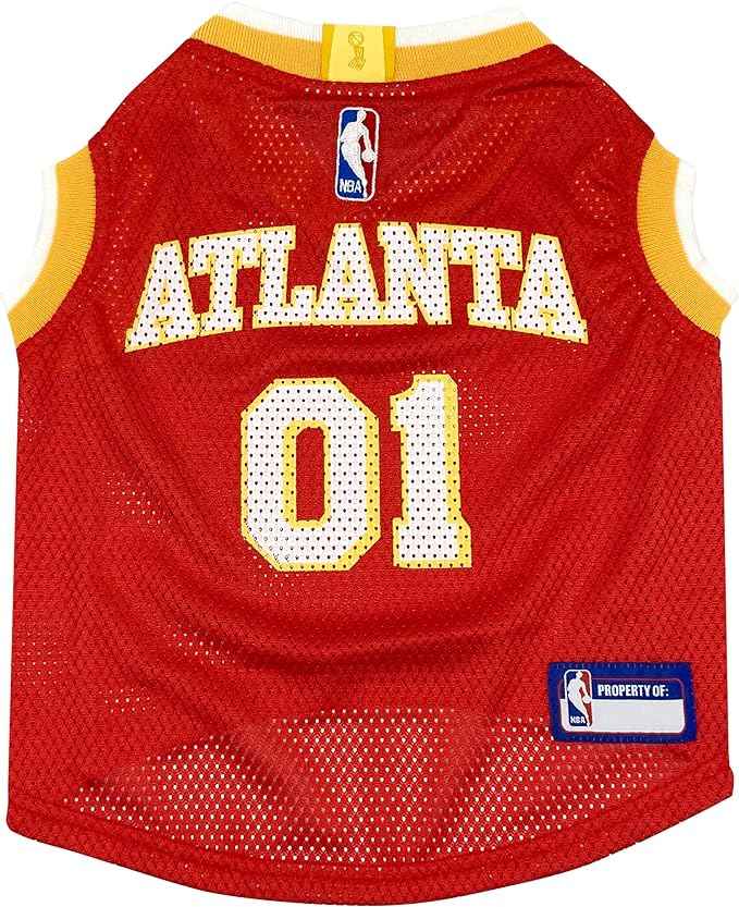 NBA Atlanta Hawks Basketball Mesh Dog Jersey