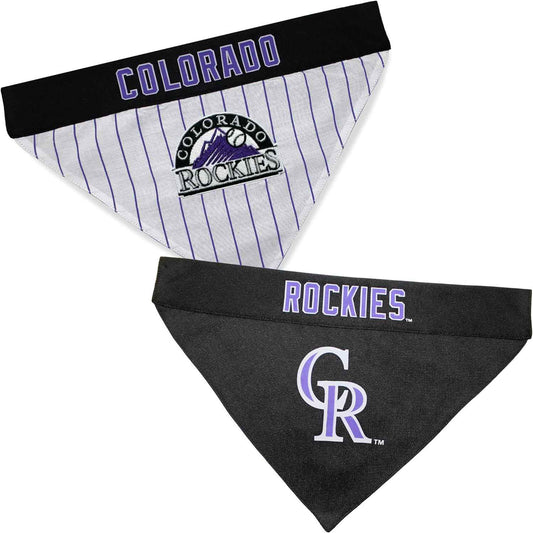 Colorado Rockies Reversible Dog Bandana