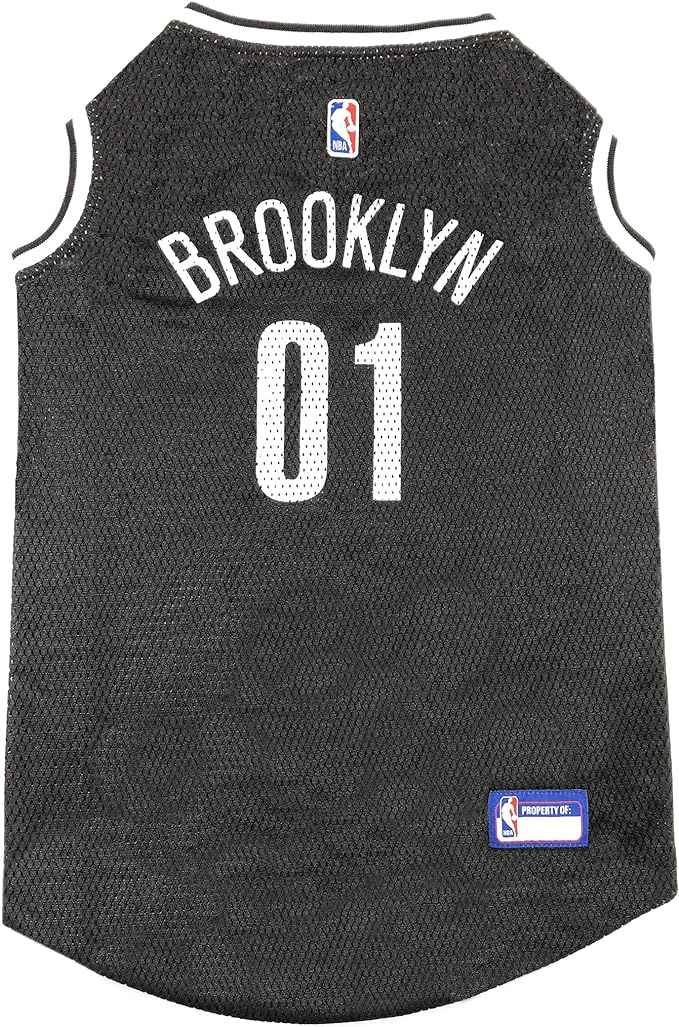 NBA Brooklyn Nets Basketball Mesh Dog Jersey