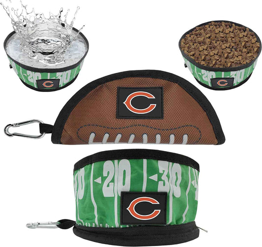 Chicago Bears Collapsible Pet Bowl