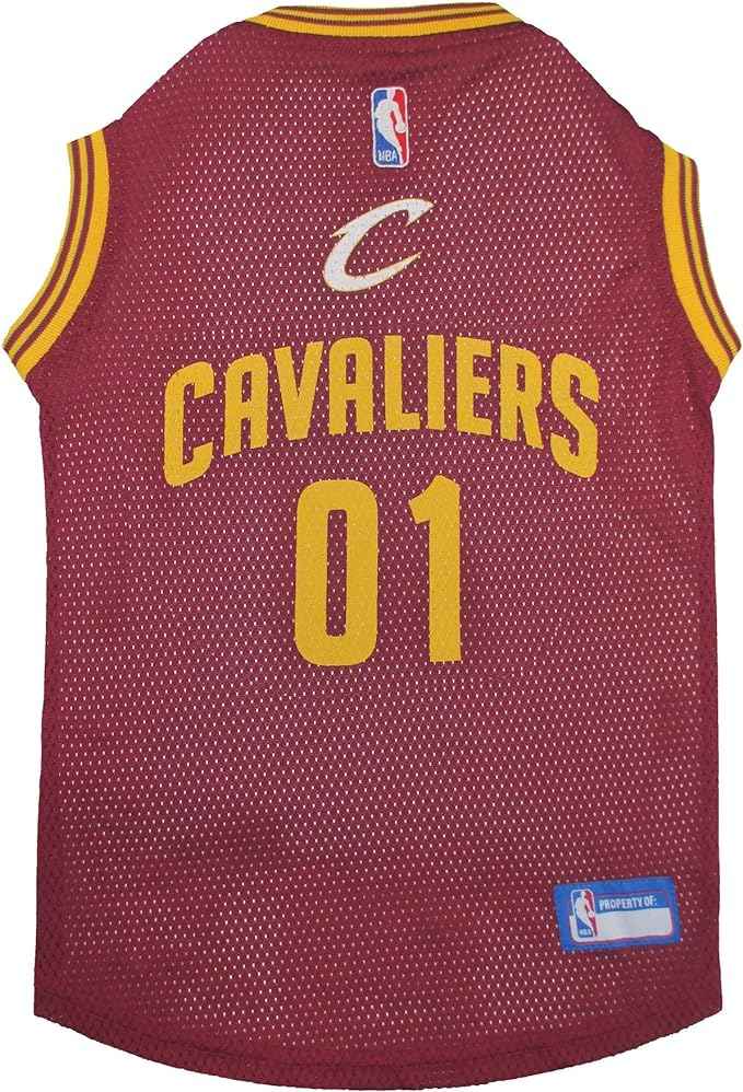NBA Cleveland Cavaliers Basketball Mesh Dog Jersey