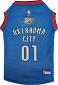 Load image into Gallery viewer, NBA Oklahoma City Thunder Basketball Mesh Dog Jersey

