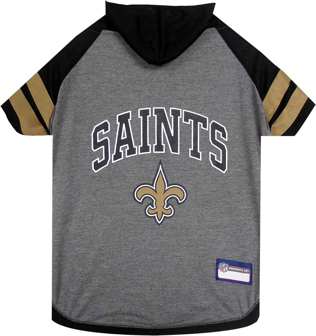 NFL New Orleans Saints Hooded Dog T-Shirt