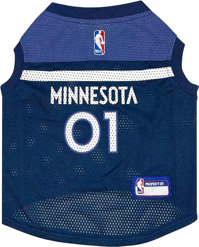 NBA Minnesota Timberwolves Basketball Mesh Dog Jersey