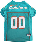 Load image into Gallery viewer, NFL Miami Dolphins Striped Mesh Dog Jersey
