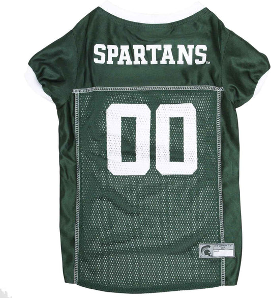 NCAA Michigan State Mesh Dog Jersey