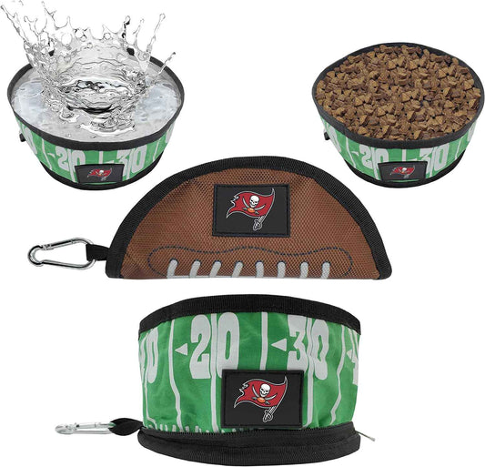 Tampa Bay Buccaneers Collapsible Pet Bowl