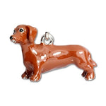 Parisian Pet 'Dachshund Tan' Key Chain for Dogs - Trendy, Durable Brown Key Ring, Perfect Pet Accessory
