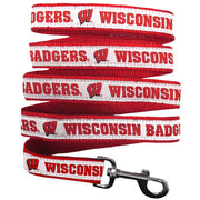 Wisconsin Badgers Woven Dog Leash