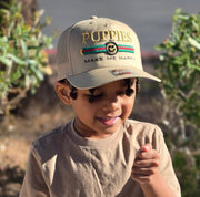 Pup Lux Custom Dog Snapback Hat | Gift for Dog Lovers | Tan Trucker