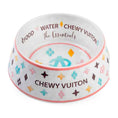 Load image into Gallery viewer, White Chewy Vuiton Bowls
