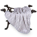 Rosebud Dog Blanket Silver