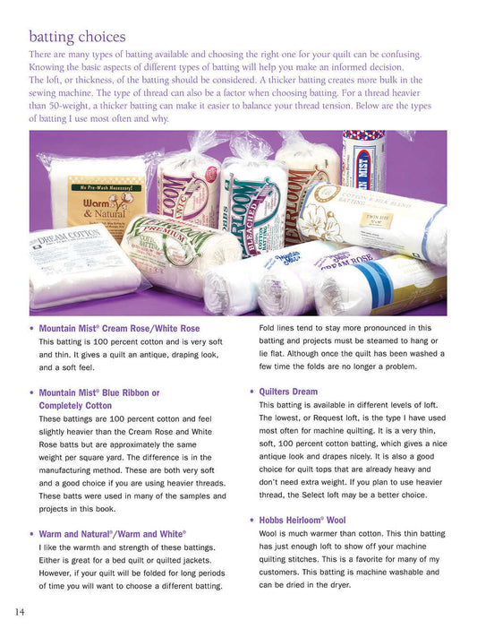 Machine Quilting: The Basics & Beyond