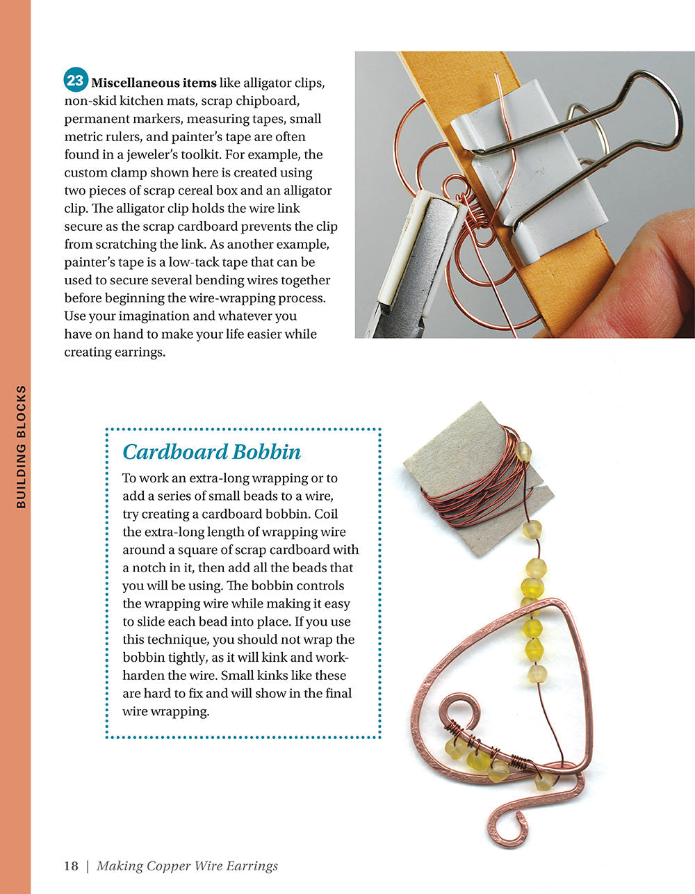 Making Copper Wire Earrings